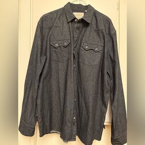 Howler Brothers Denim Pearl Snap Shirt